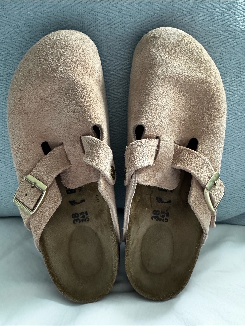 Birkenstock Boston Suede Leather Clog